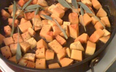 Roasted Butternut Squash with Sage