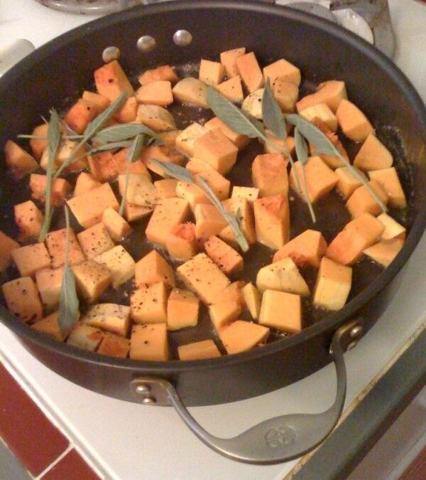 Roasted Butternut Squash with Sage