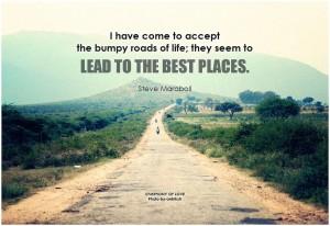 bumpy roads