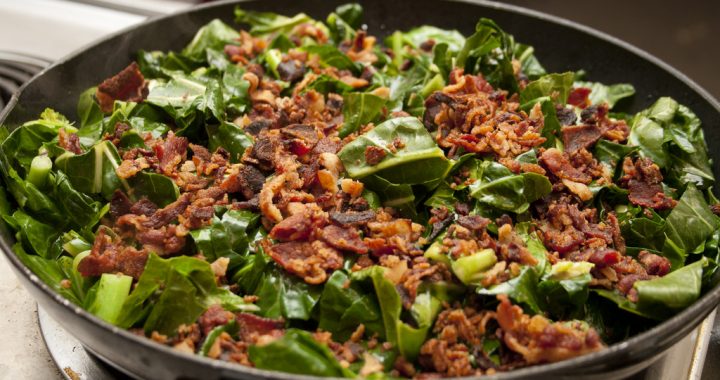 Lucy's Favorite Collards w/ Bacon  