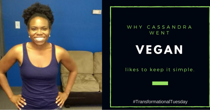 Why Cassandra went vegan and keeps it simple in the kitchen  