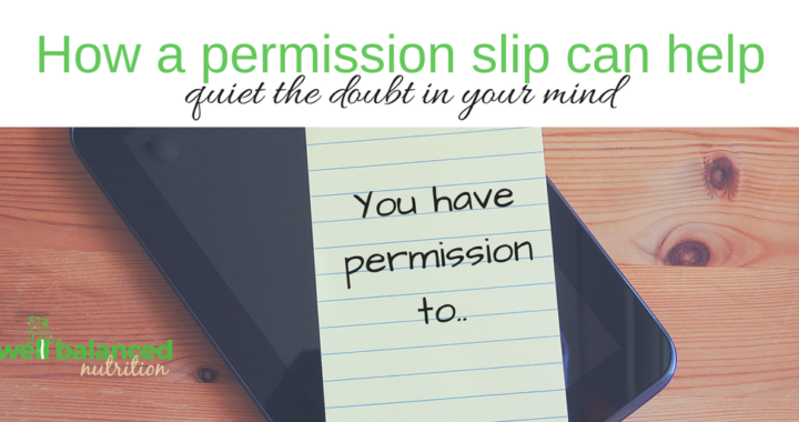 How a Permission Slip can help...  