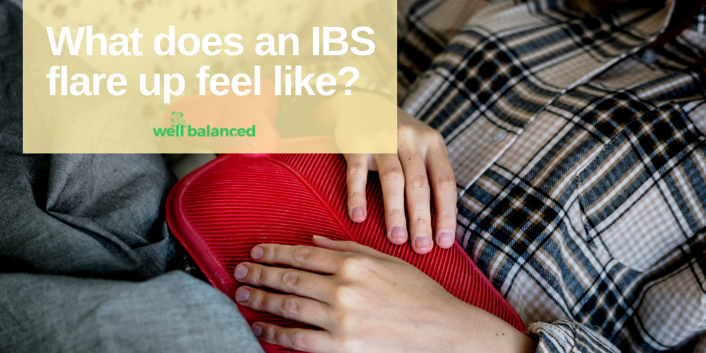 what does an ibs flare feel like