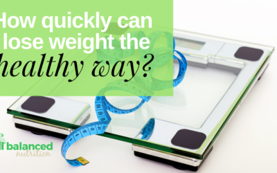How quickly can I lose weight the healthy way?