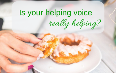 Is your helping voice really helping? 