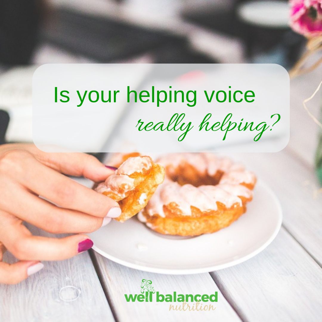 Is your helping voice really helping? 