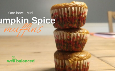 One-Bowl Mini Pumpkin Spice Muffins (Flourless)