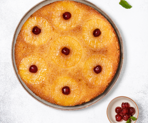 Paleo Pineapple Upside Down Cake (Gluten-Free)