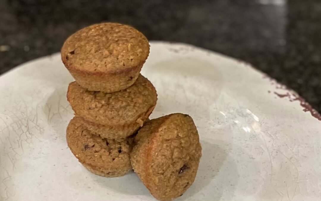 Healthy Chocolate Chip Mini Muffins