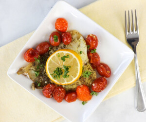  Simple Roasted Cod with Tomatoes