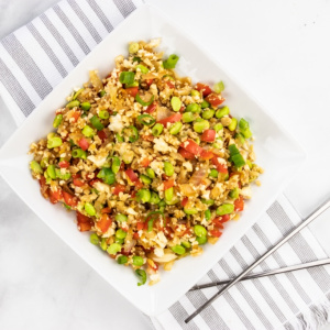 healthy fried cauliflower rice