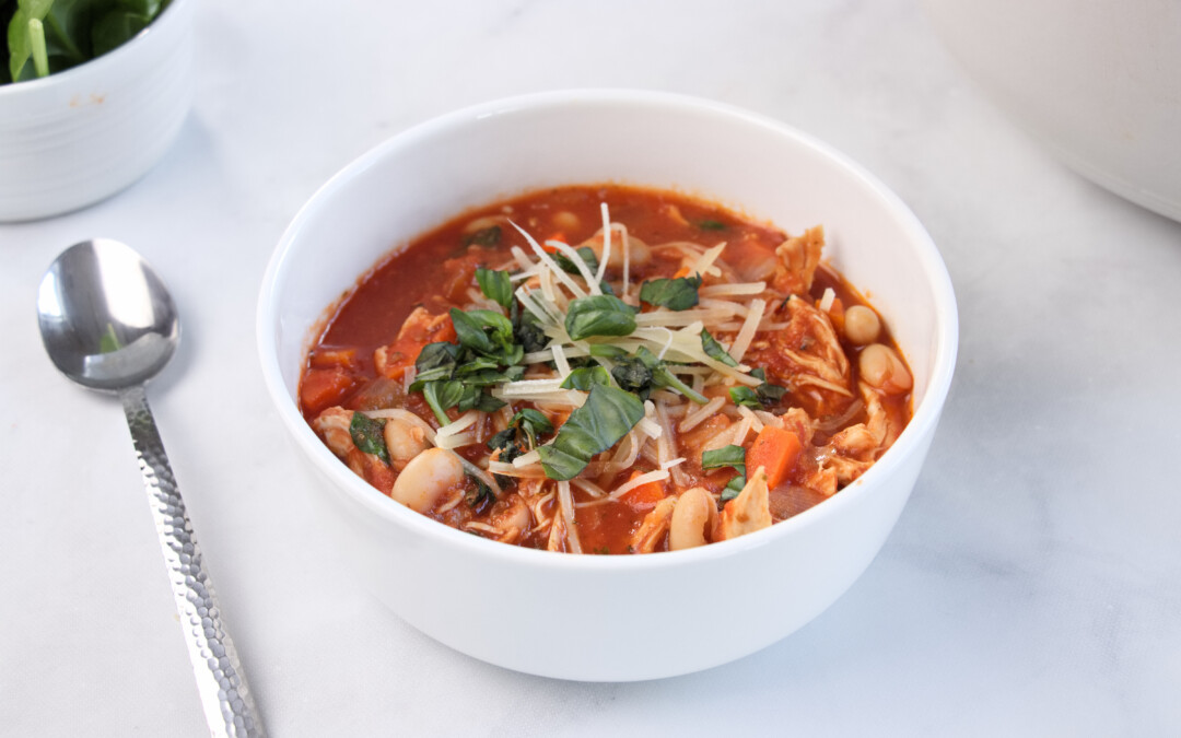 Shredded Chicken Vegetable Stew