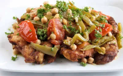 Savory Chicken Chickpea Sheet Pan Dinner