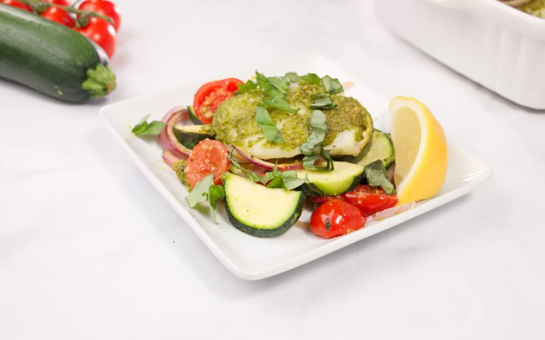 Cod with Pesto Build and Bake