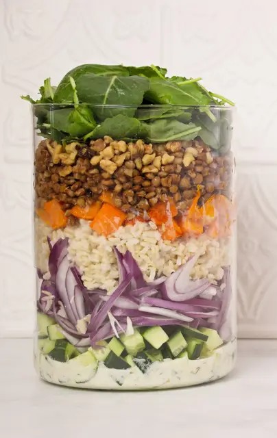 Brown Rice and Roasted Butternut Squash Salad