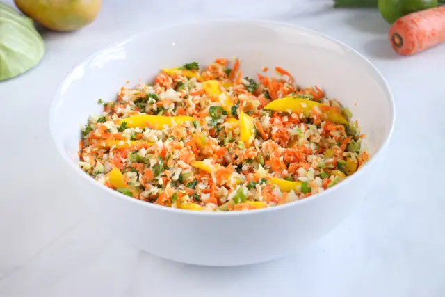 Cabbage and Carrot Slaw