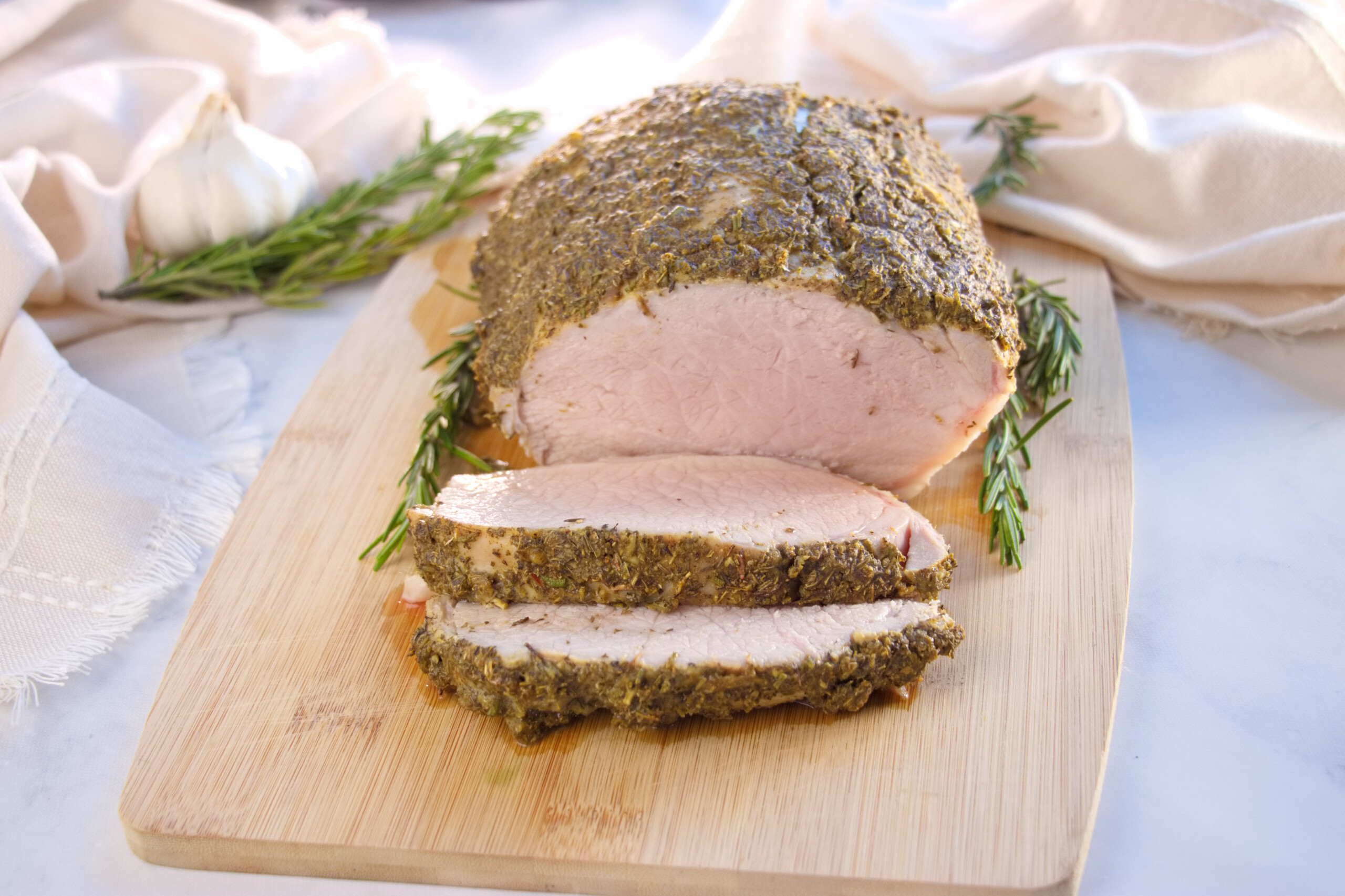 Herb Maple Mustard Pork Loin