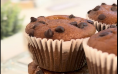 Banana Pineapple Protein Muffins