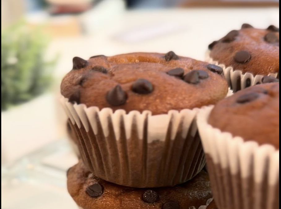 Banana Pineapple Protein Muffins