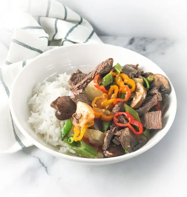 Pineapple Beef Stir Fry