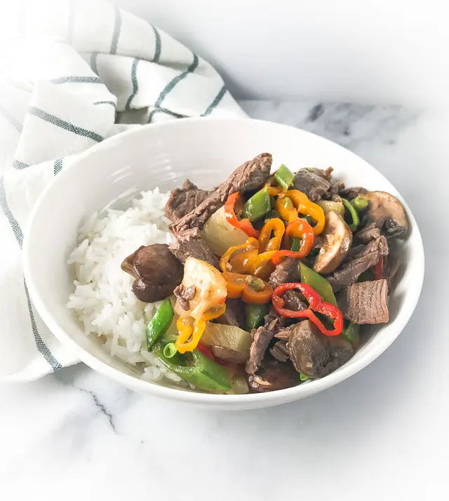 Pineapple Beef Stir Fry