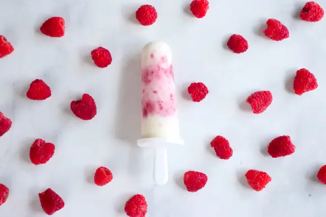 Lemon Drop Raspberry Pops